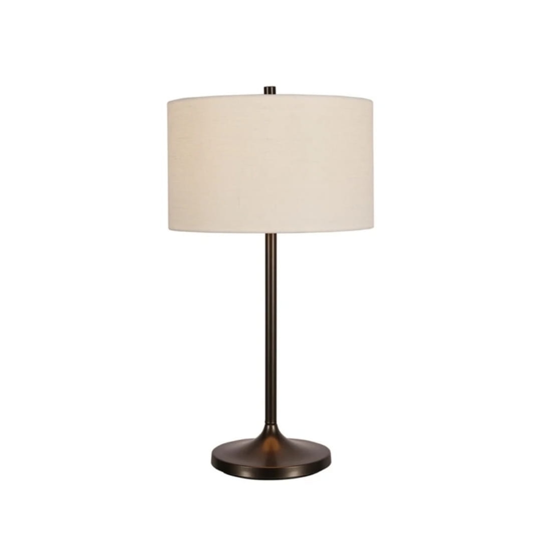 Soft Bordlampe Hvid / Bronze - Belid