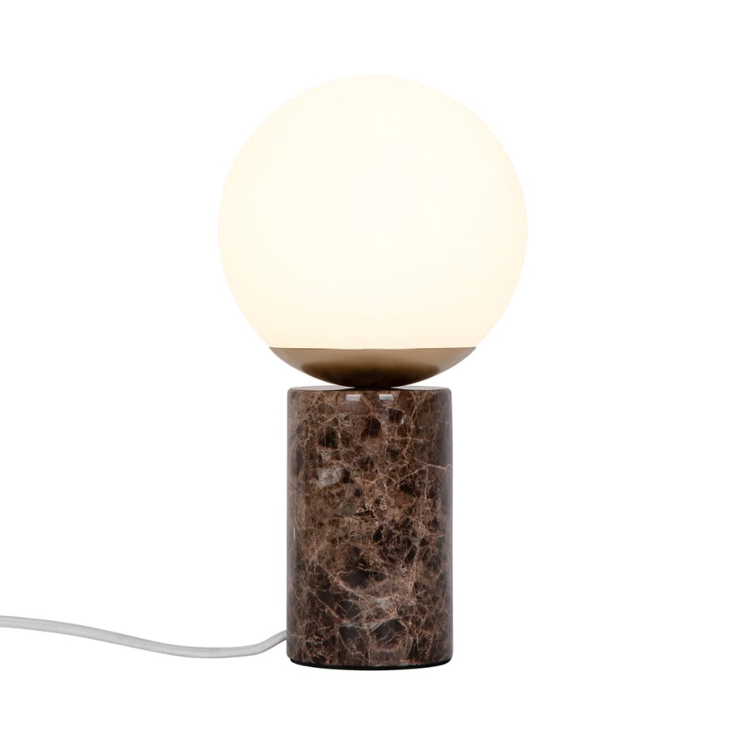 Lilly Marble Bordlampe Brun - Nordlux
