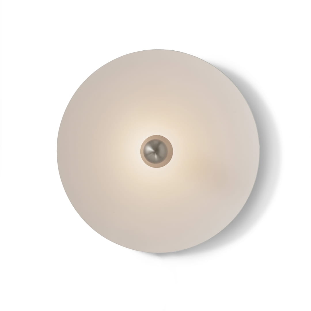 Kantarell Væg / Loftlampe Ø55 Nickel - New Works