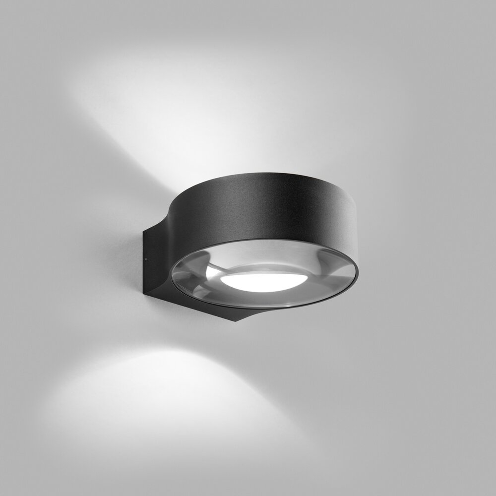Orbit W2 LED Væglampe Sort  -  3000K  -  LIGHT-POINT