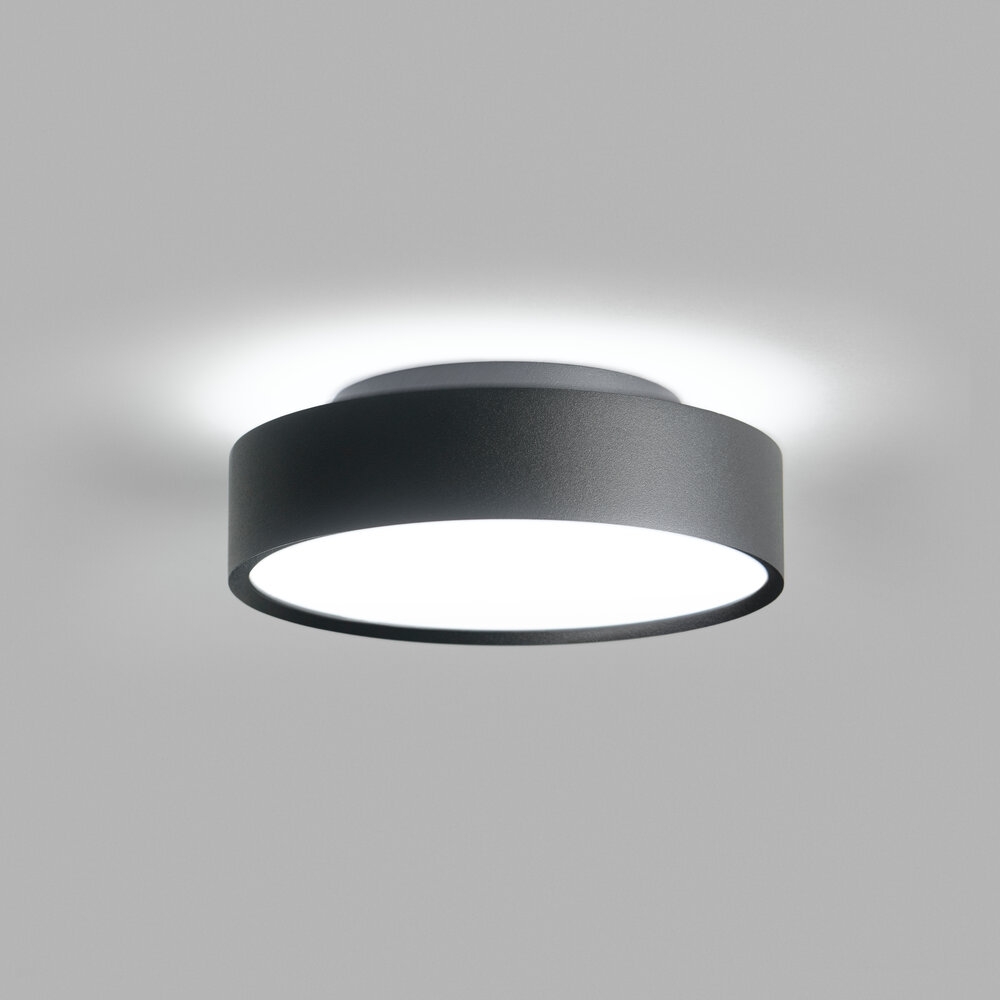 Shadow 1 LED Væg- og Loftslampe Sort  -  LIGHT-POINT