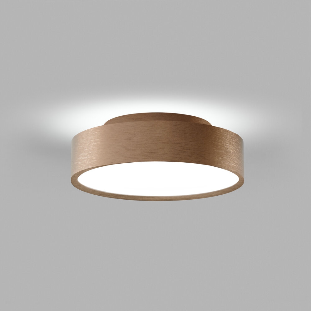 Shadow 1 LED Væg- og Loftslampe Rose Gold  -  LIGHT-POINT