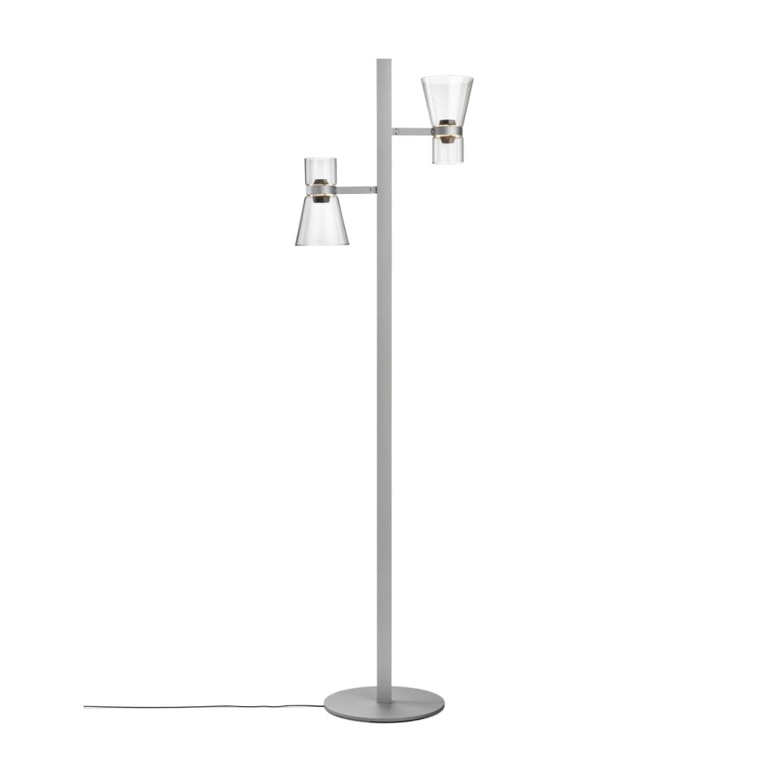 Nocturne F1 Cone Gulvlampe - Sølv - Flos