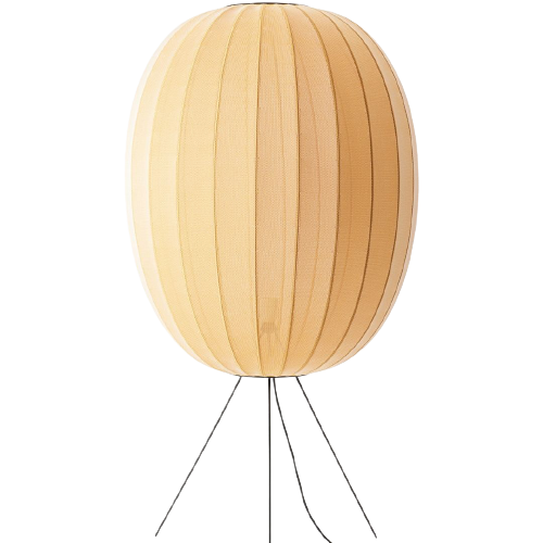 Se Knit-Wit 65 High Oval Gulvlampe Medium Sunrise - Made by Hand hos Luxlight.dk