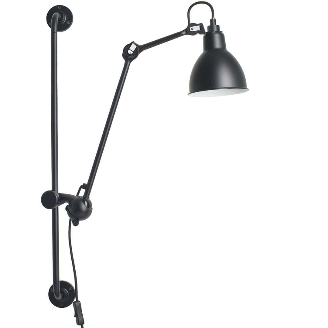 Billede af 210 Væglampe Sort - Lampe Gras