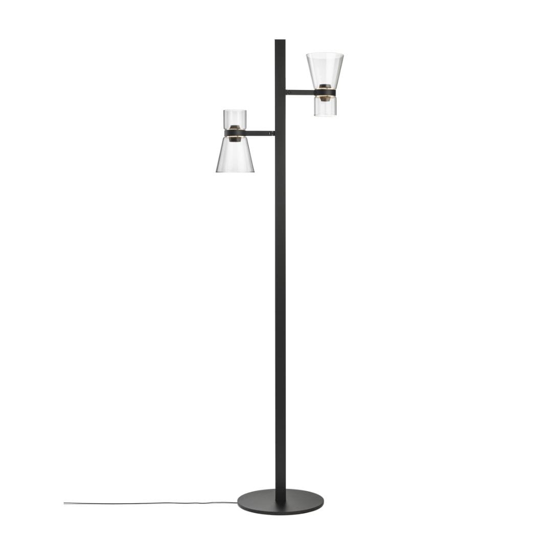 Nocturne F1 Cone Gulvlampe - Sort - Flos