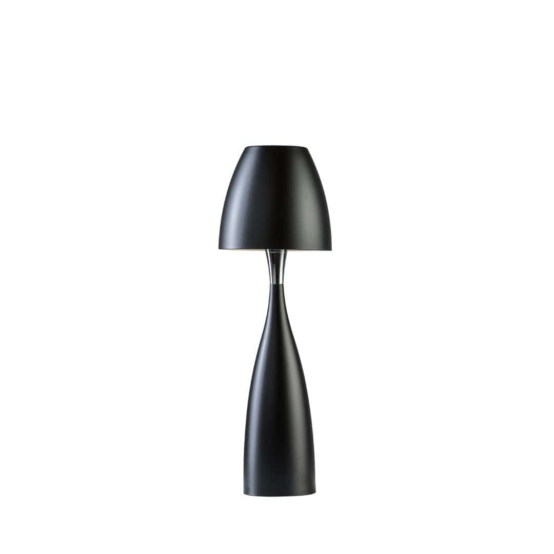 Anemon bordlampe i sort - 49,7 cm
