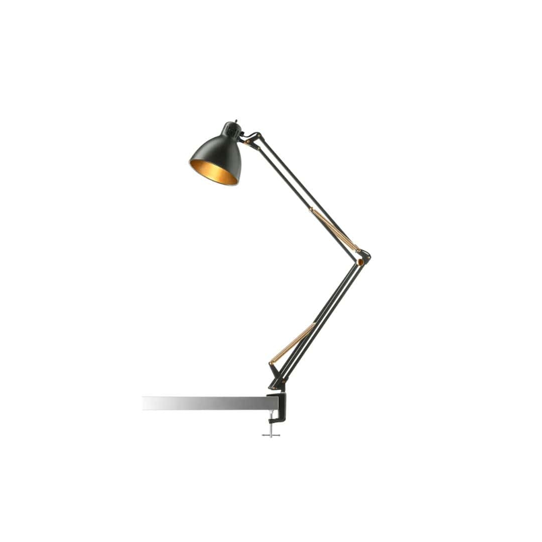 10: Archi T1 Junior Bordlampe med klemme Forest Grøn - Nordic Living