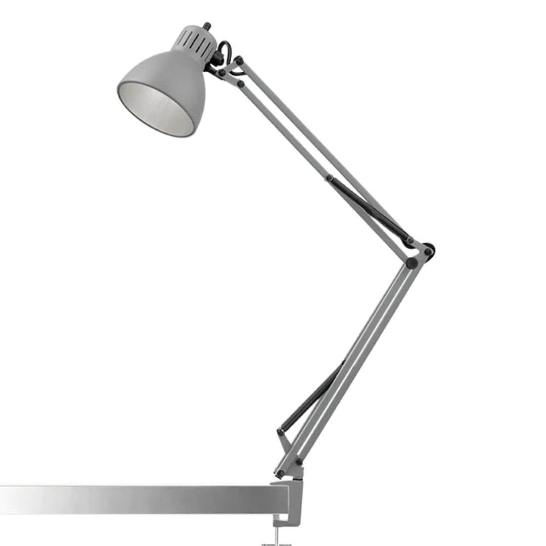 Archi T1 Junior Bordlampe med klemme Silk Grey - Nordic Living
