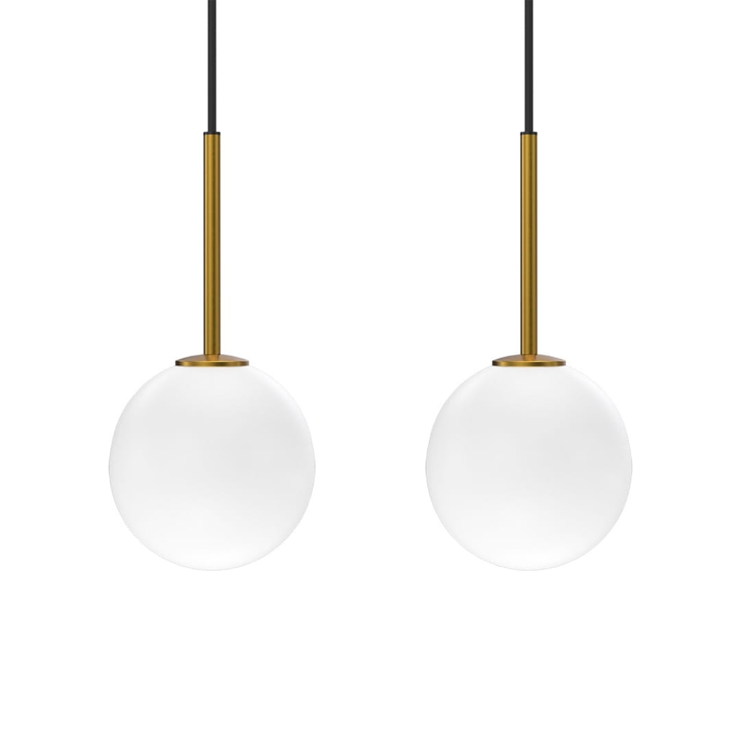 Ballon Pendel - 2 pak - Satin/Messing - Herstal Ballon Pendel - 2 pak - Satin/Messing - Herstal