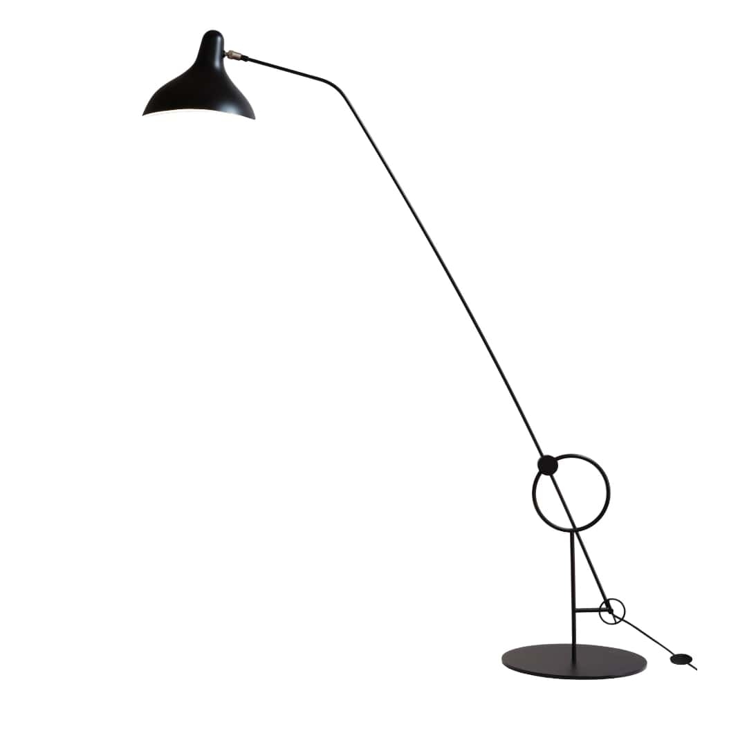 Billede af BS8 L Gulvlampe Sort - Mantis