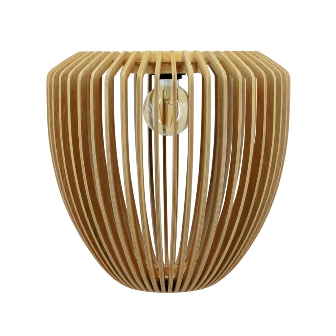 Se Clava Wood Lampeskærm Oak - Umage hos Luxlight.dk