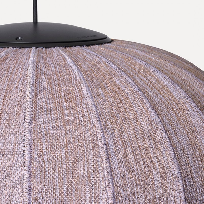 KnitWit45LEDRoundPendelAnniversaryGlitterGoldMadeByHand-01