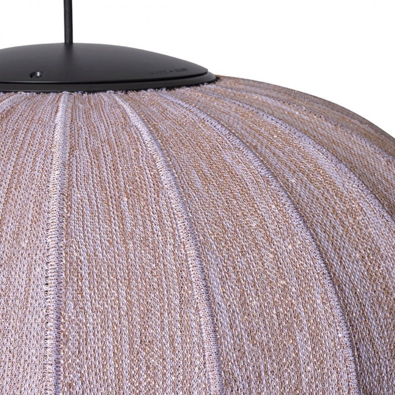 KnitWit45LEDRoundPendelAnniversaryGlitterGoldMadeByHand-01