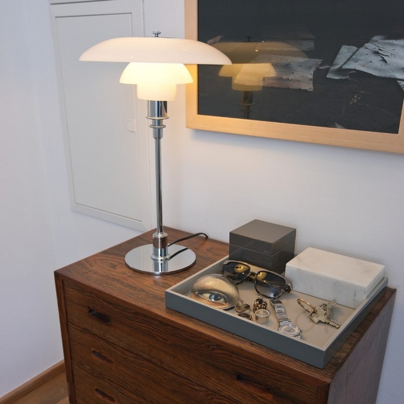 PH32BordlampeHjglansforkrometFlotudstillingsmodelioriginalemballageLouisPoulsen-01