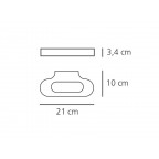 TaloVglampeLED21cmBlankKrom2700KArtemide-01