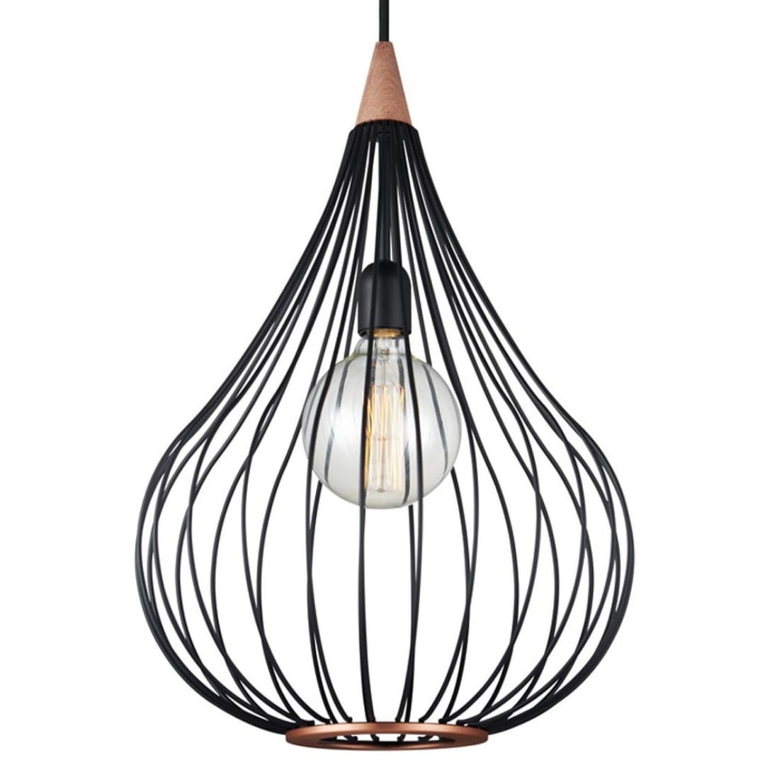 Drops Pendel Ø38 Sort - Halo Design Drops Pendel Ø38 Sort - Halo Design