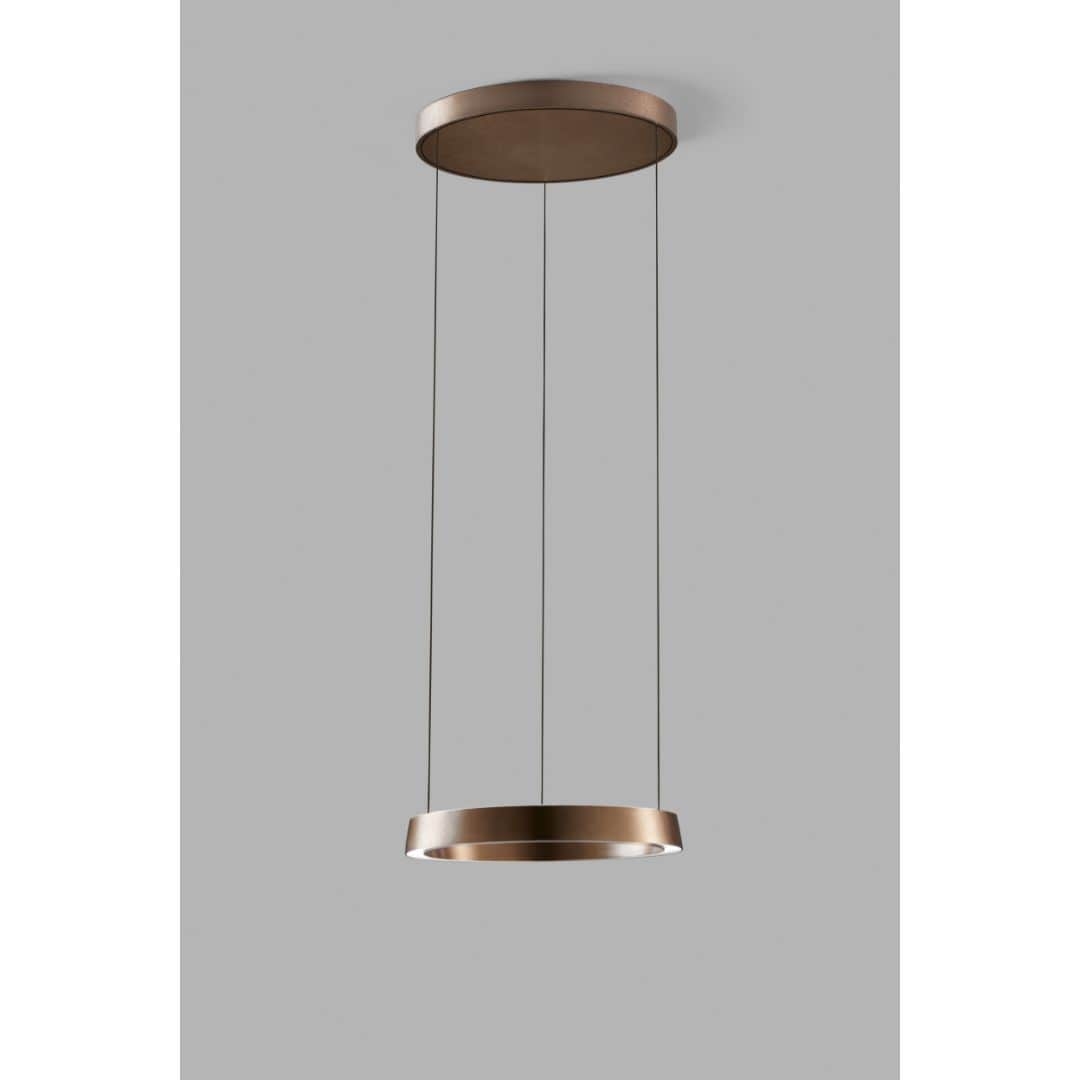 Billede af Edge Round Ø500 Pendel Rose Gold - LIGHT-POINT