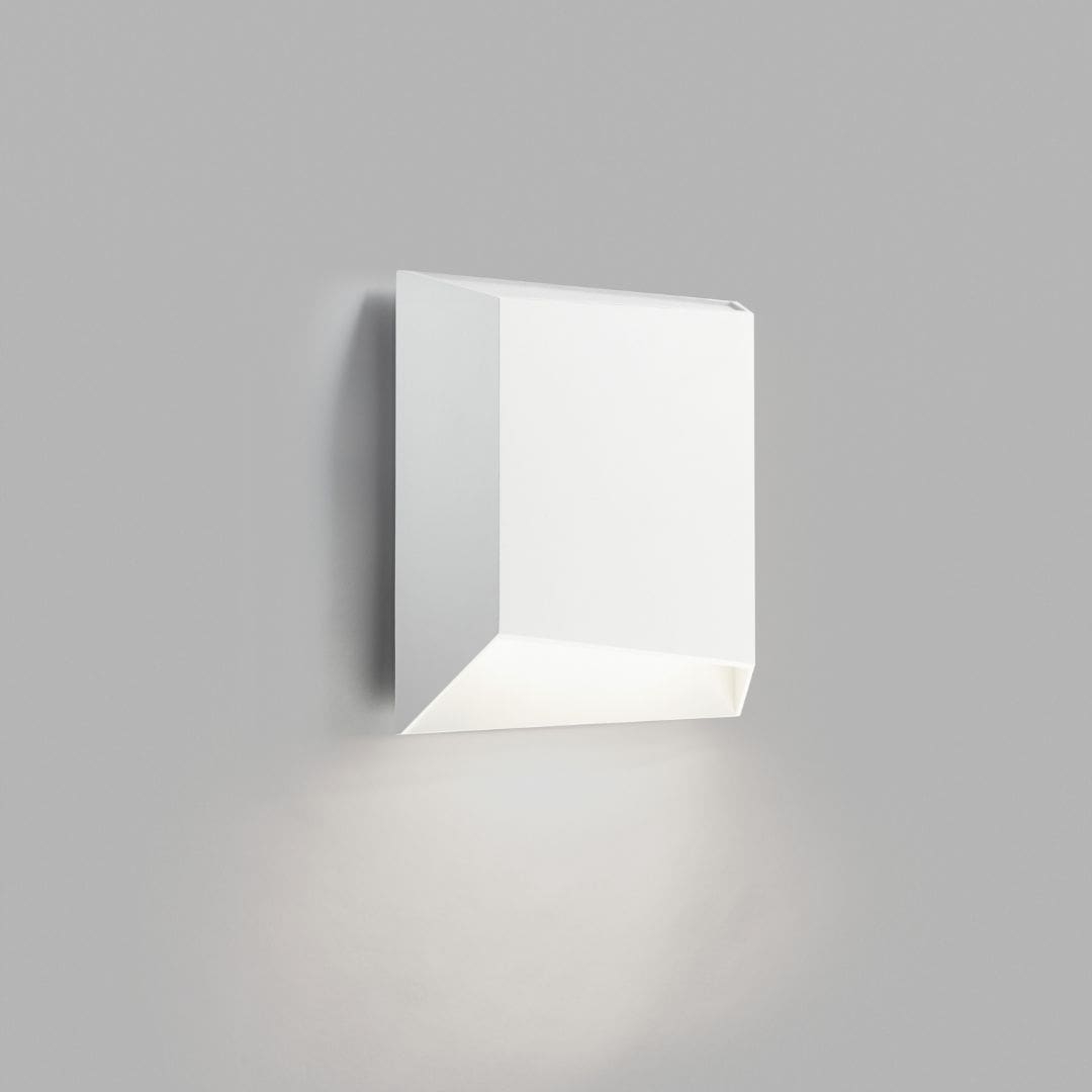 4: Facet Down Hvid Væglampe W1 - LIGHT-POINT