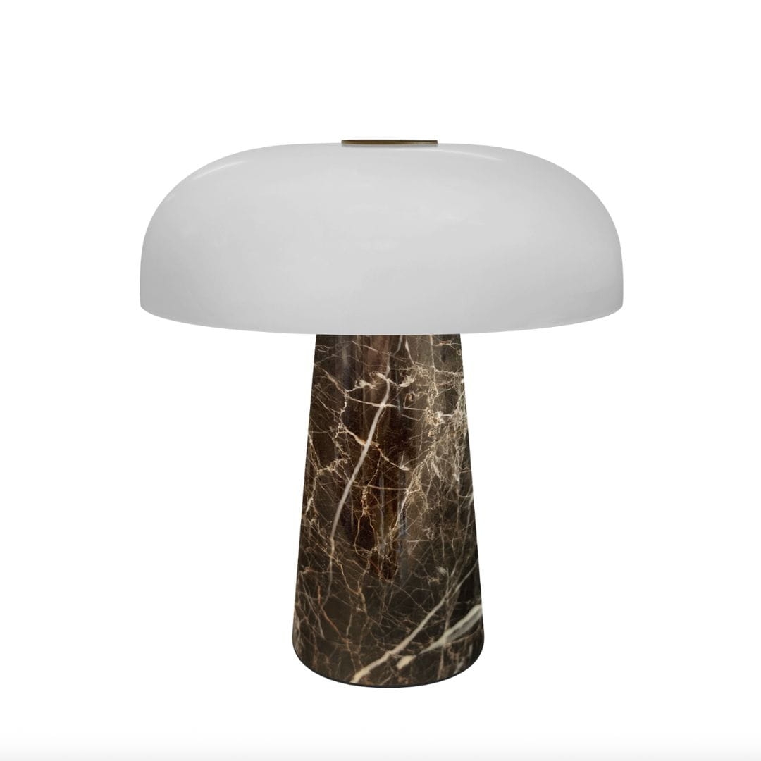 Glossy Mini Portable Bordlampe Gråbrun - Design For The people