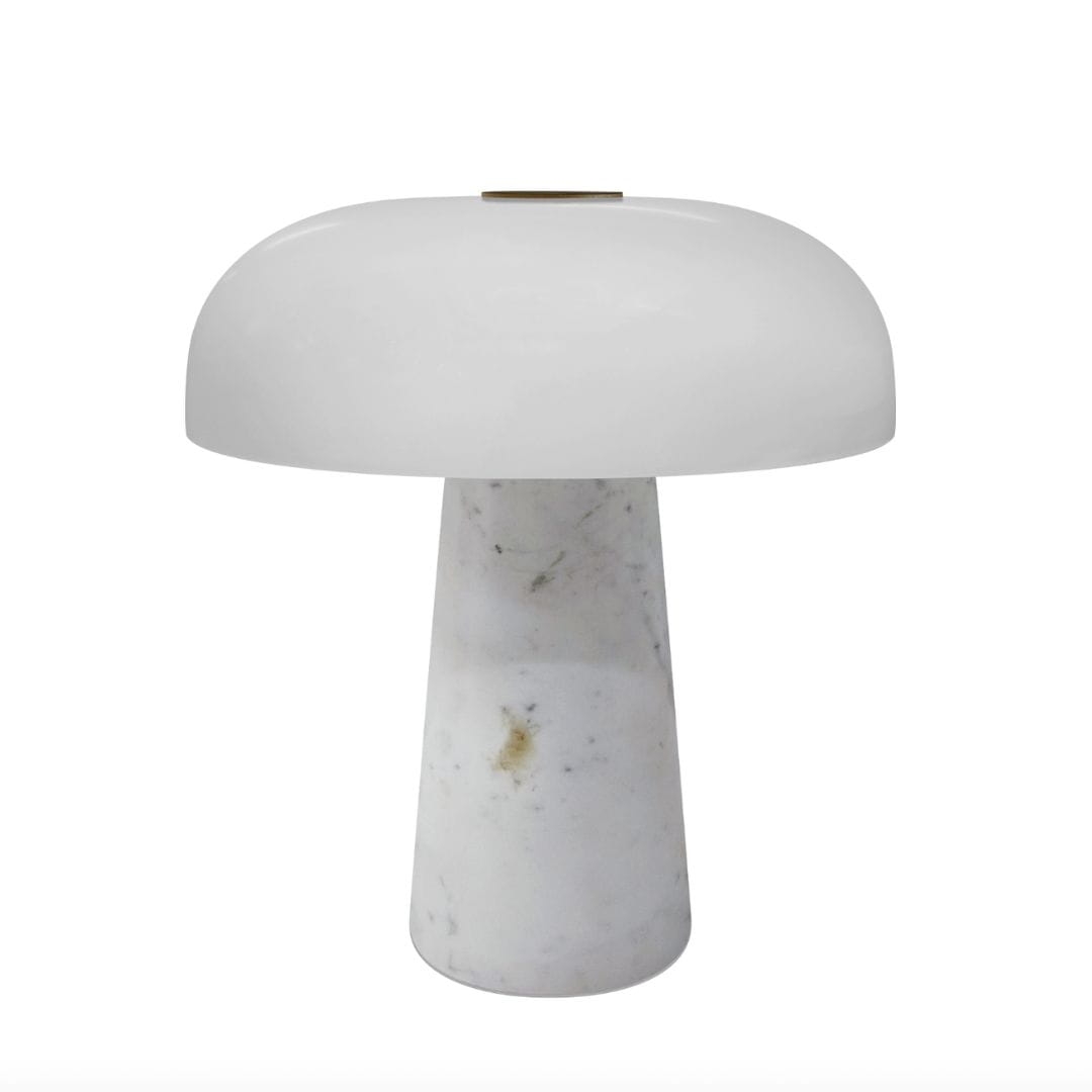 Glossy Mini Portable Bordlampe Hvid - Design For The people