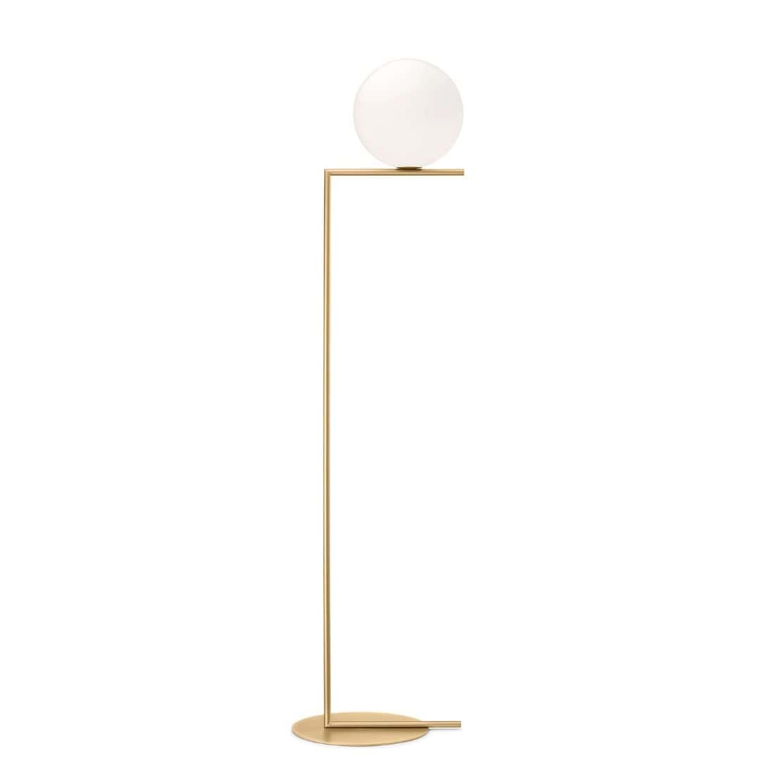 Køb IC F2 Gulvlampe Messing – Flos