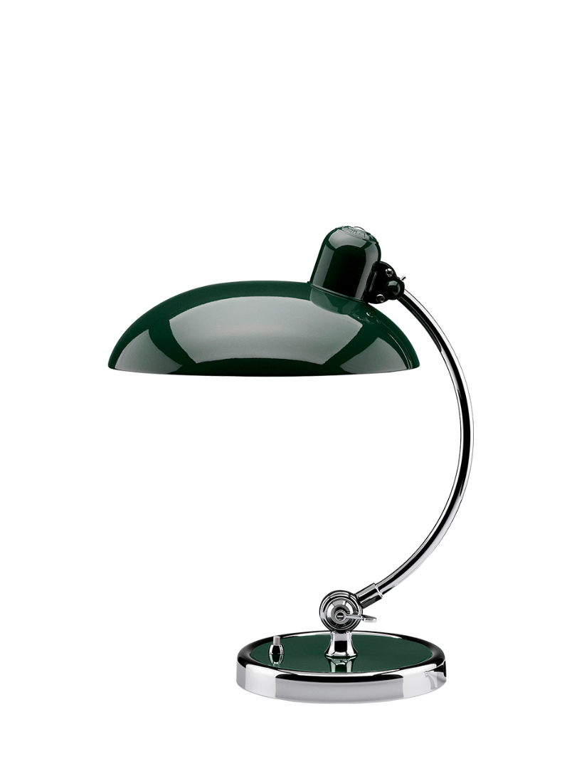 Fritz Hansen Kaiser Idell 6631 Luxus Bordlampe Mørkegrøn