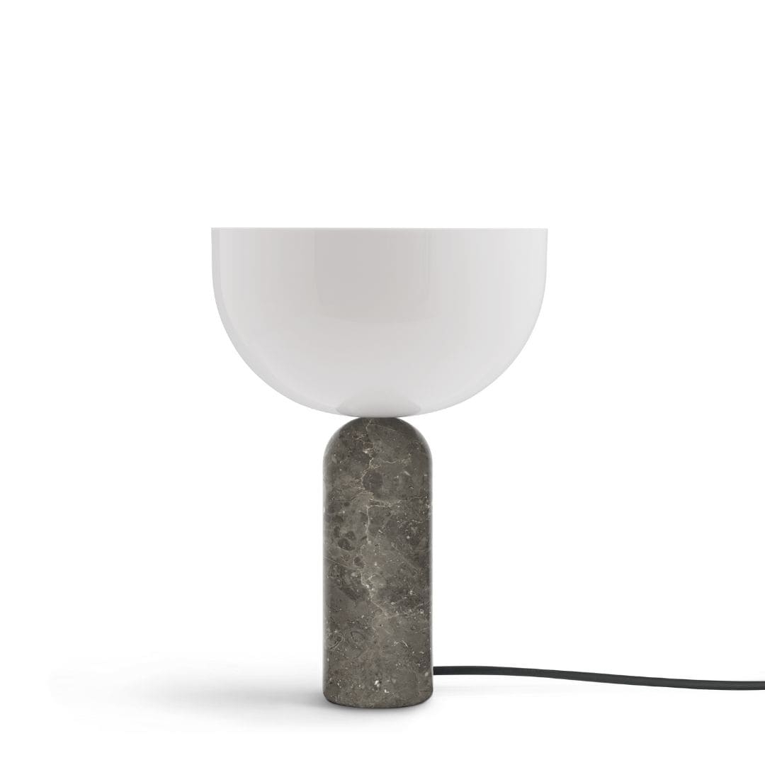Se Kizu Bordlampe Grå Marmor Small - New Works hos Luxlight.dk