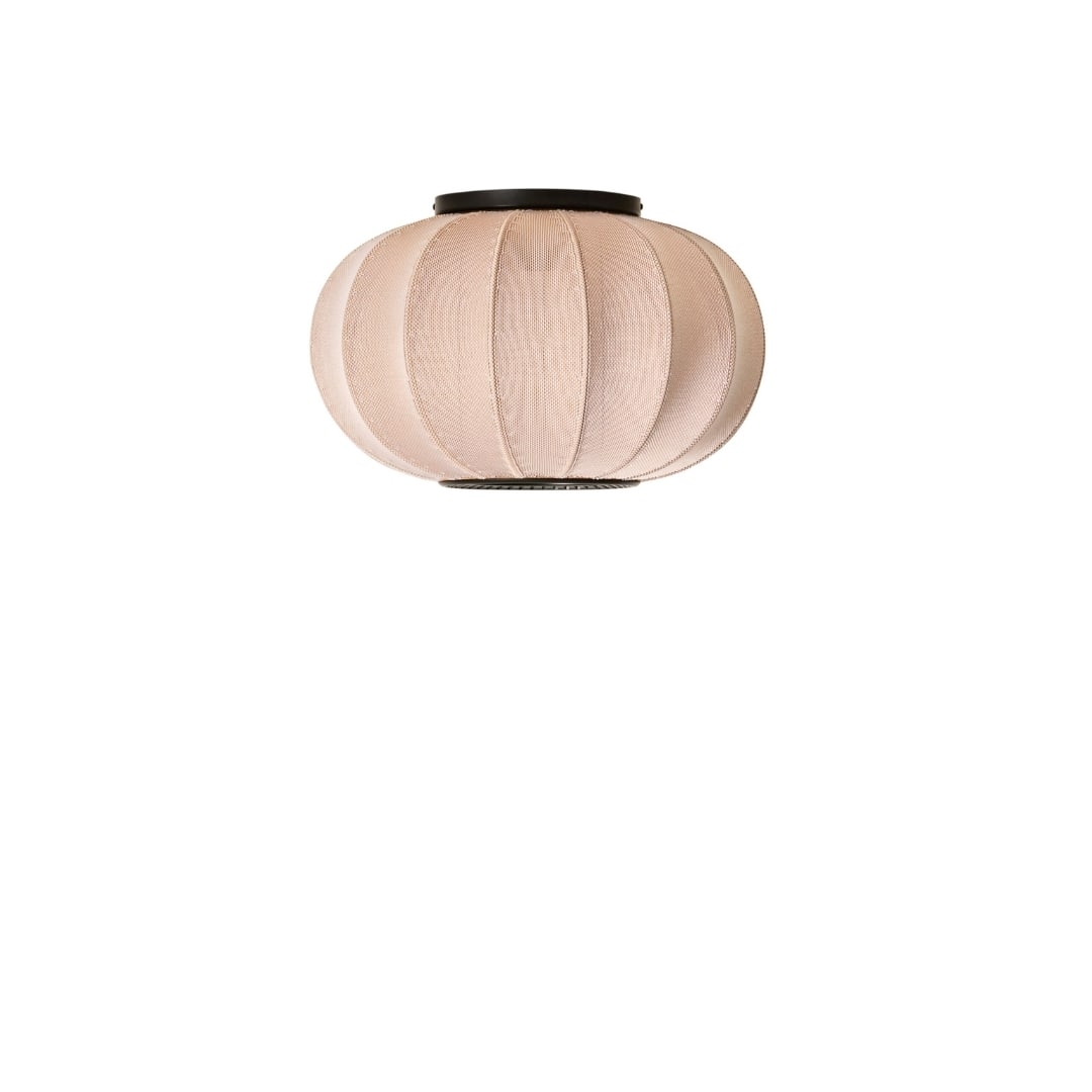 Knit-Wit Ø45 Oval Loftlampe Sand Stone  - Made by Hand