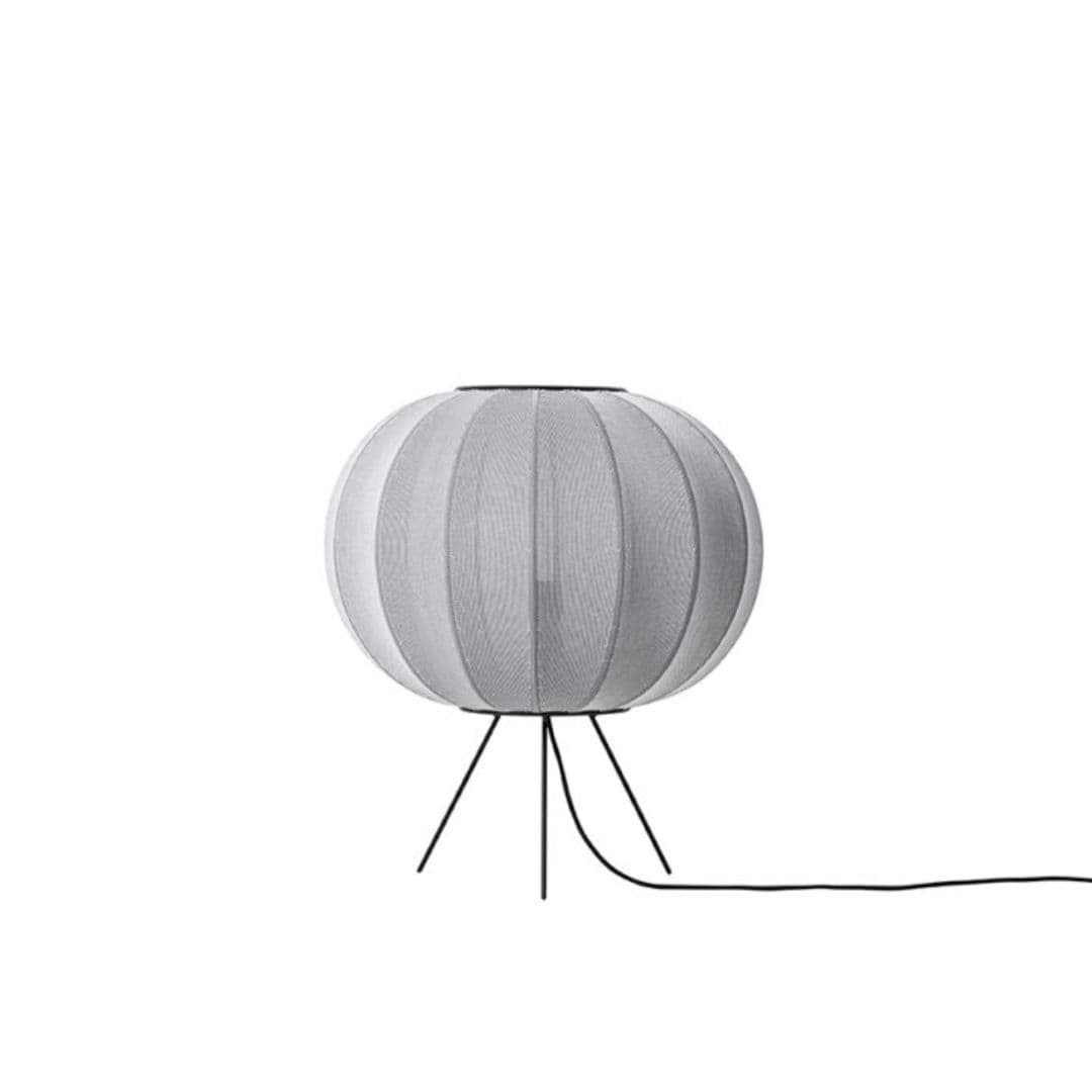 Køb Knit-Wit 45 Round Gulvlampe Low Silver – Made by Hand