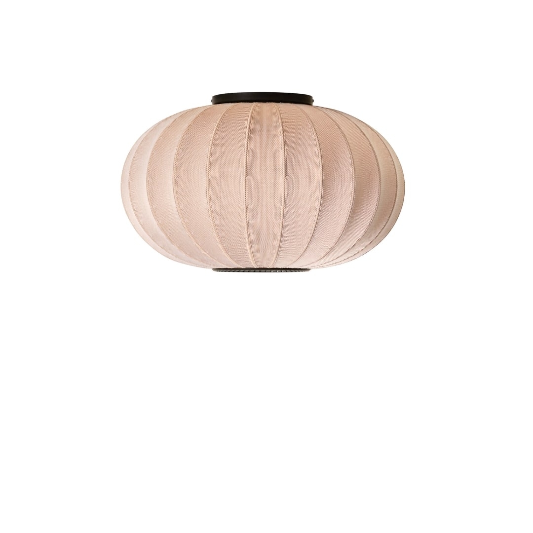 Knit-Wit Ø57 Oval Loftlampe Sand Stone - Made by Hand