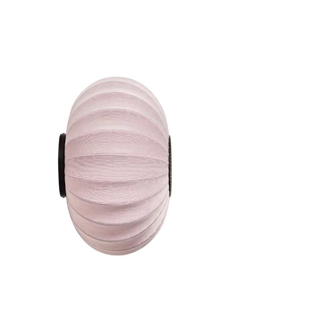 9: Knit-Wit Ø57 Oval Væg- og Loftlampe Light Pink  - Made by Hand
