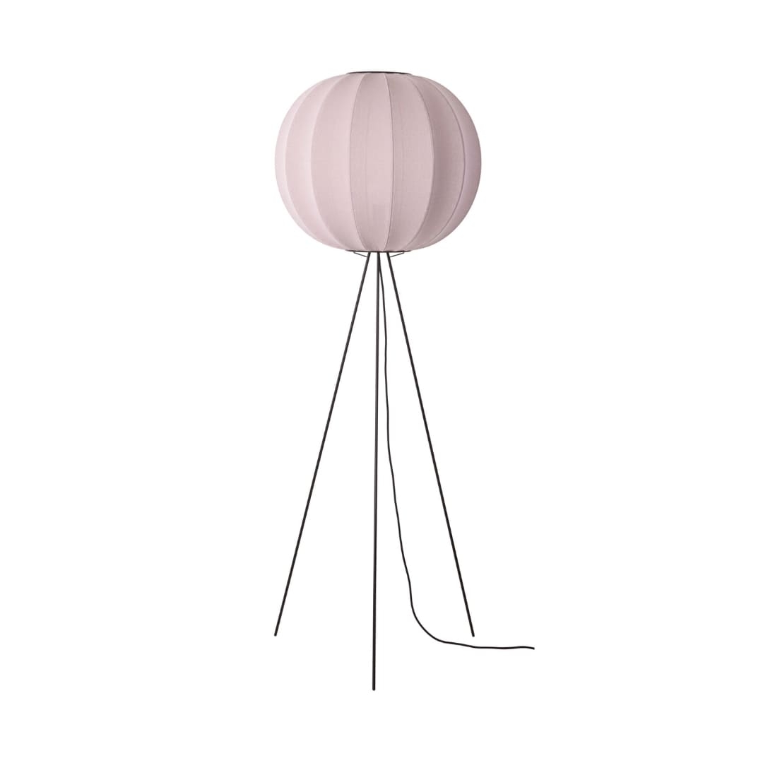 Se Knit-Wit 60 Round Gulvlampe High Light Pink - Made by Hand hos Luxlight.dk