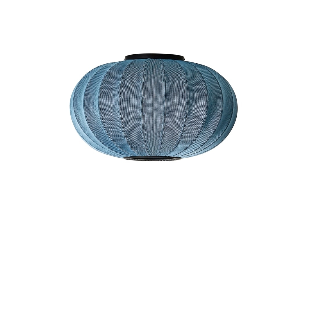 Se Knit-Wit Ø60 Rund Loftlampe Blue Stone - Made by Hand hos Luxlight.dk