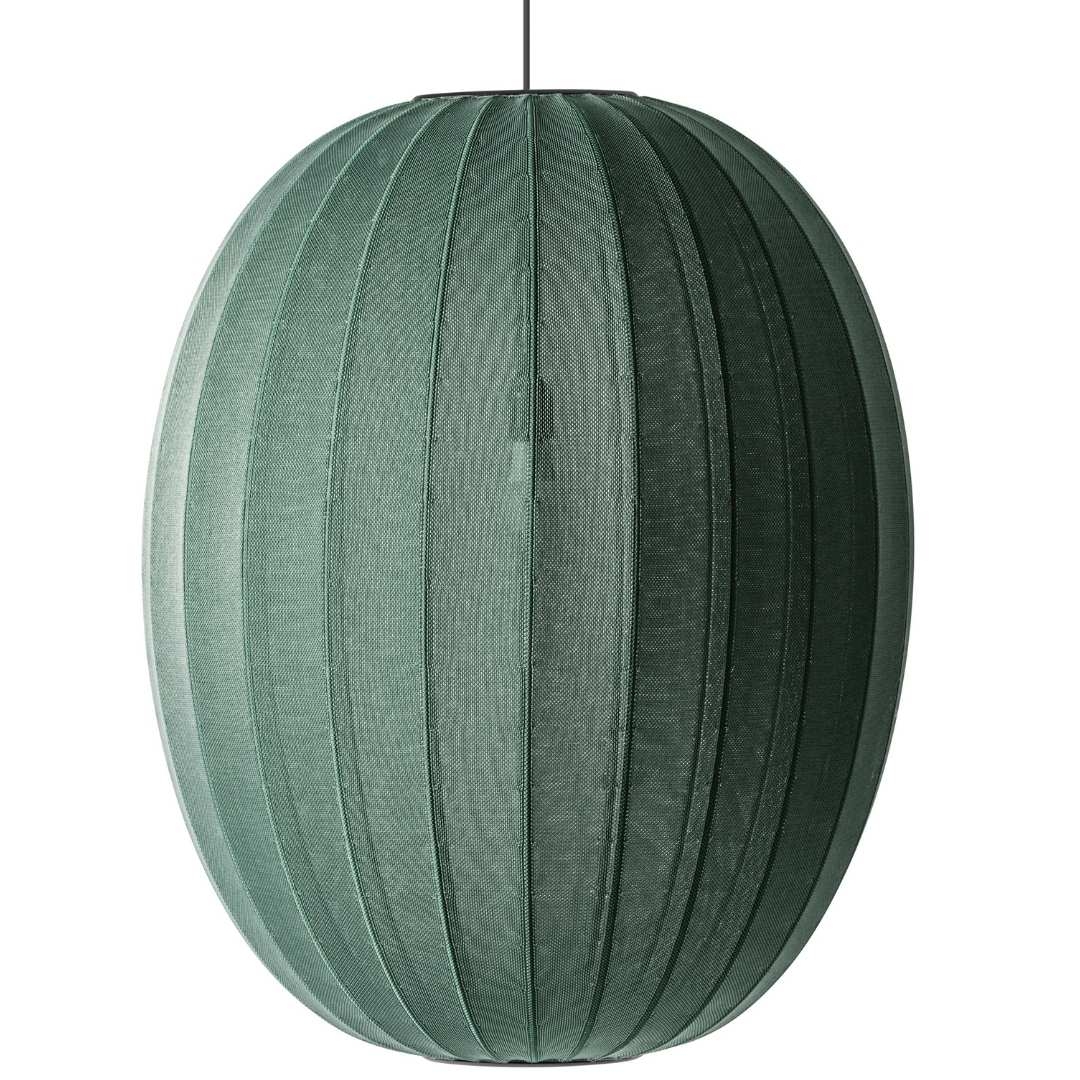 Billede af Knit-Wit 65 High Oval Pendel Tweed Green - Made by Hand