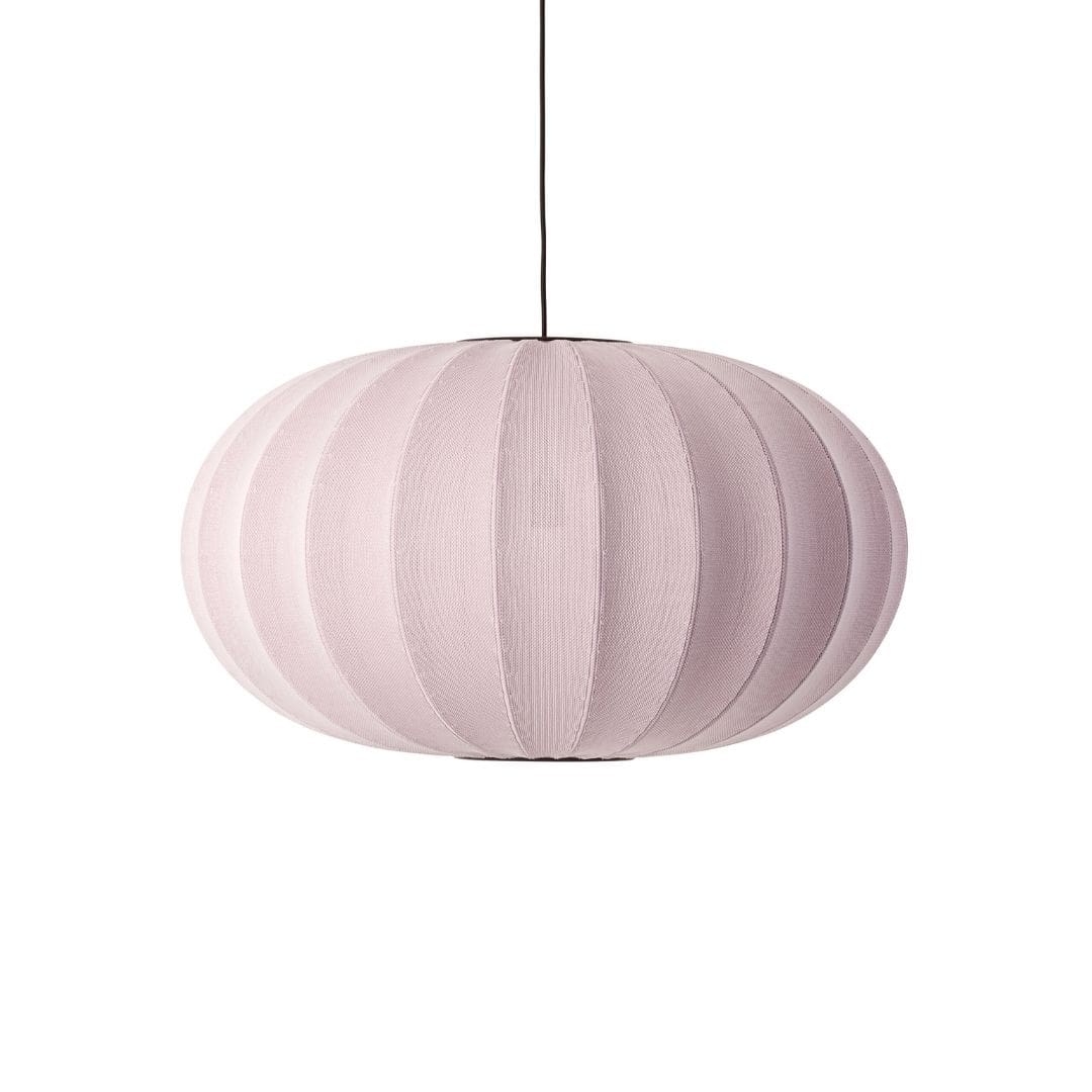 Se Knit-Wit Ø76 Oval Pendel Light Pink - Made by Hand hos Luxlight.dk
