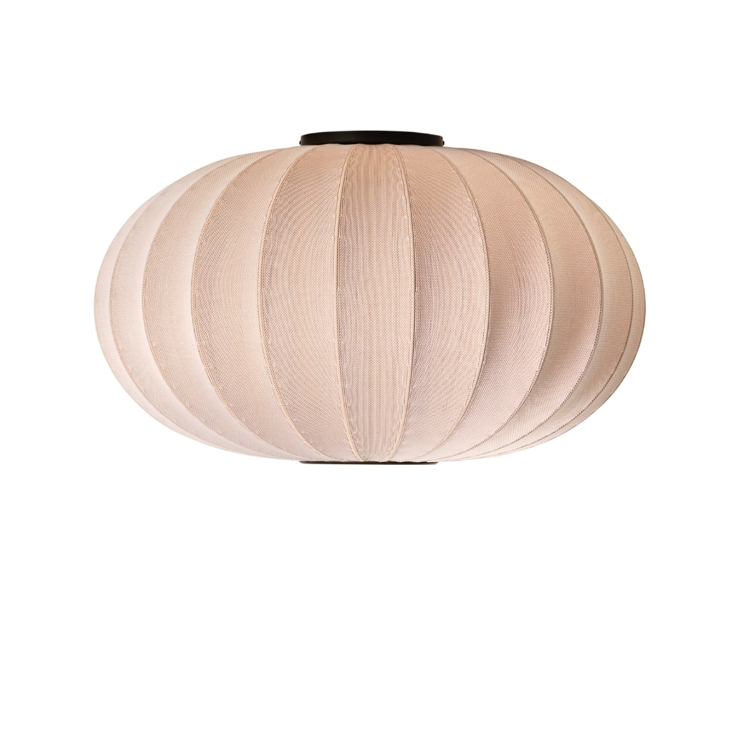Se Knit-Wit Ø76 Oval Loftlampe Sand Stone - Made by Hand hos Luxlight.dk