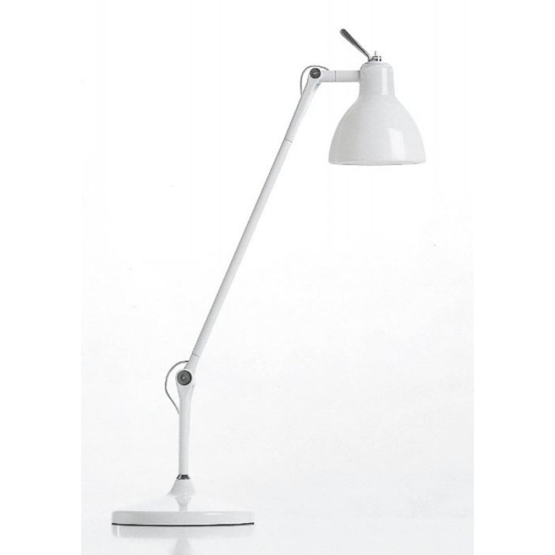Køb Luxy T1 Bordlampe Hvid/Blank Rød Skærm – Rotaliana