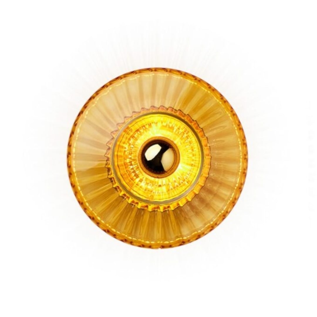 Se New Wave Optic Væglampe Amber - Design By Us hos Luxlight.dk