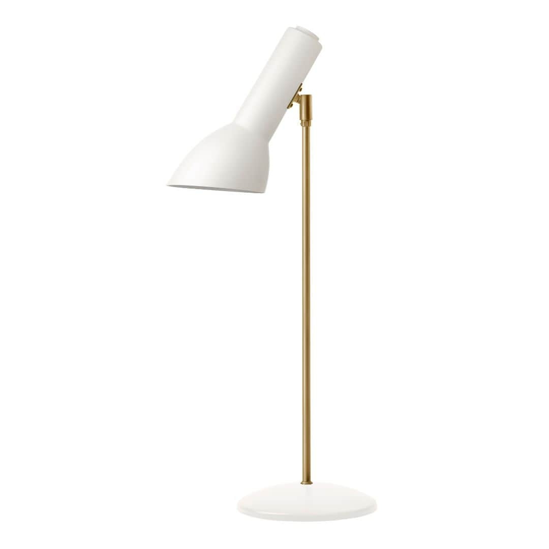 Se Oblique Messing Bordlampe Hvid - CPH Lighting hos Luxlight.dk