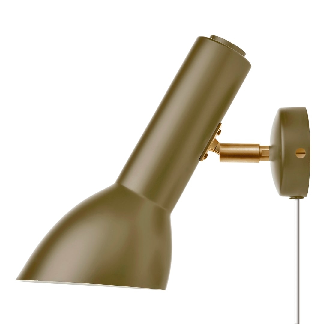 Se Oblique Messing Væglampe Olivengrøn - CPH Lighting hos Luxlight.dk