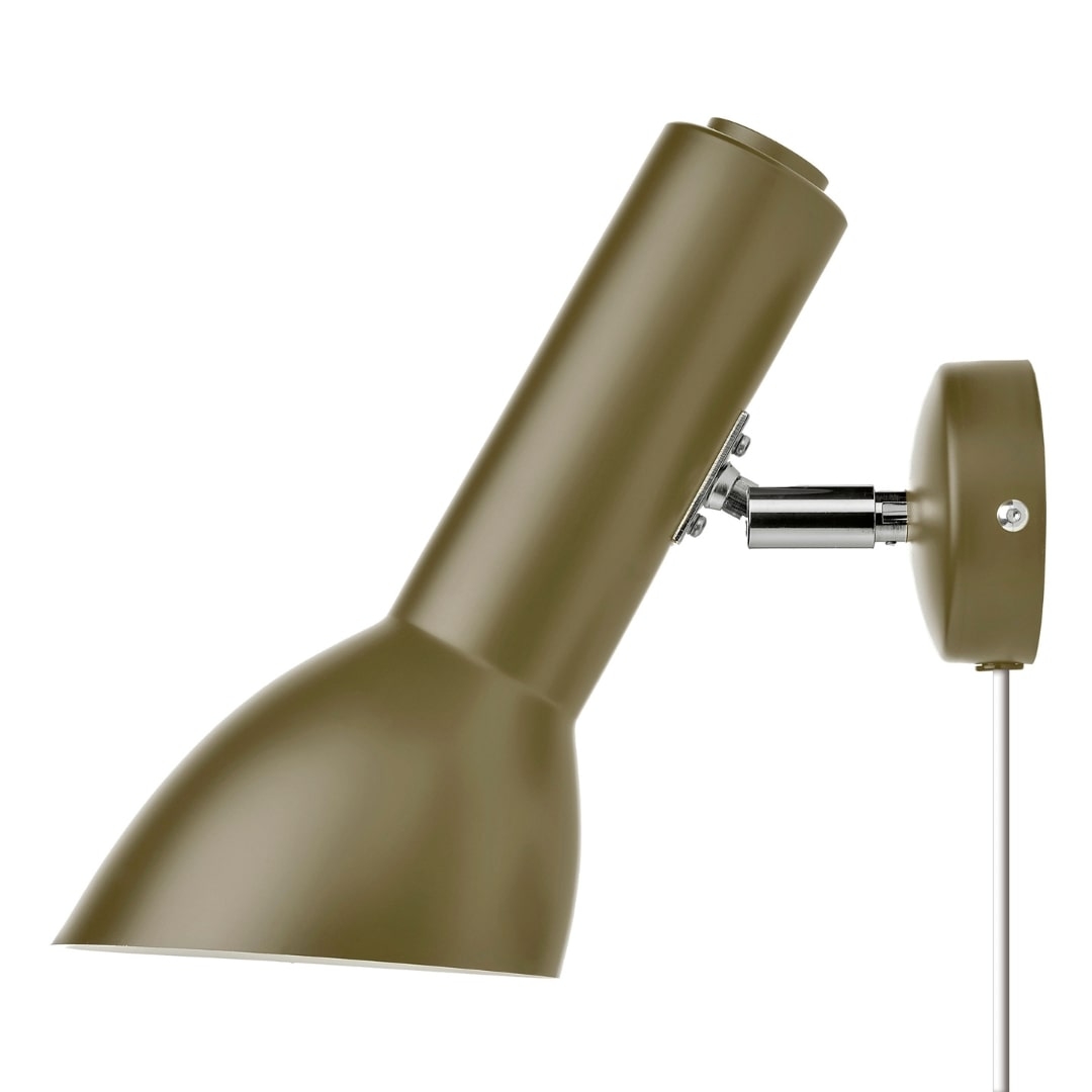Køb Oblique Olivengrøn Væglampe – CPH Lighting