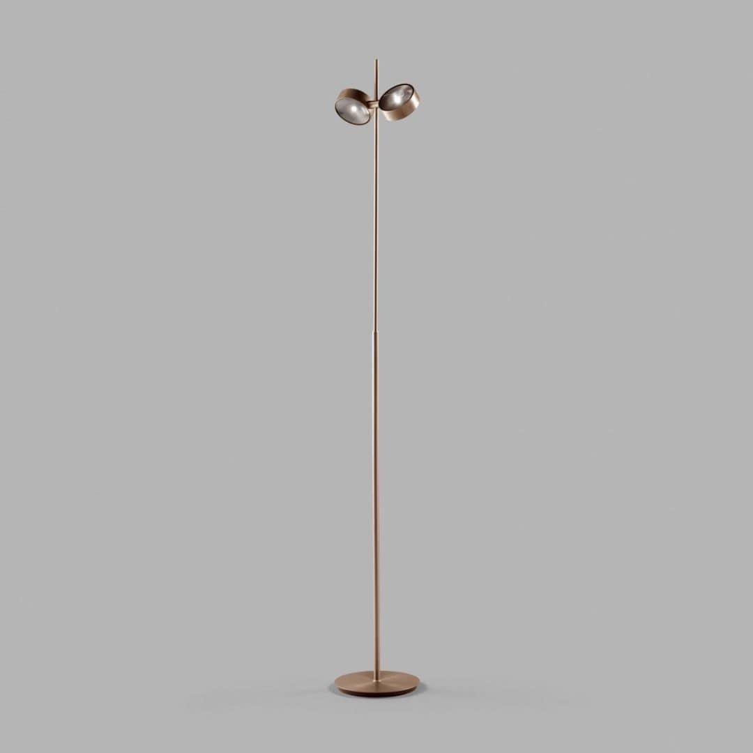 Se Orbit Gulvlampe Rose Gold - LIGHT-POINT hos Luxlight.dk