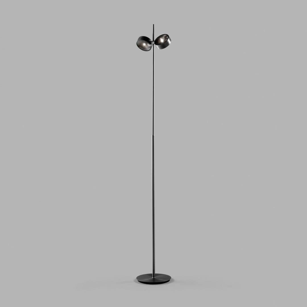 Se Orbit Gulvlampe Carbon Sort - LIGHT-POINT hos Luxlight.dk