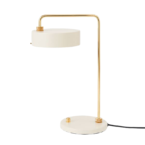Se Petite Machine Bordlampe Oyster Hvid - Made by Hand hos Luxlight.dk