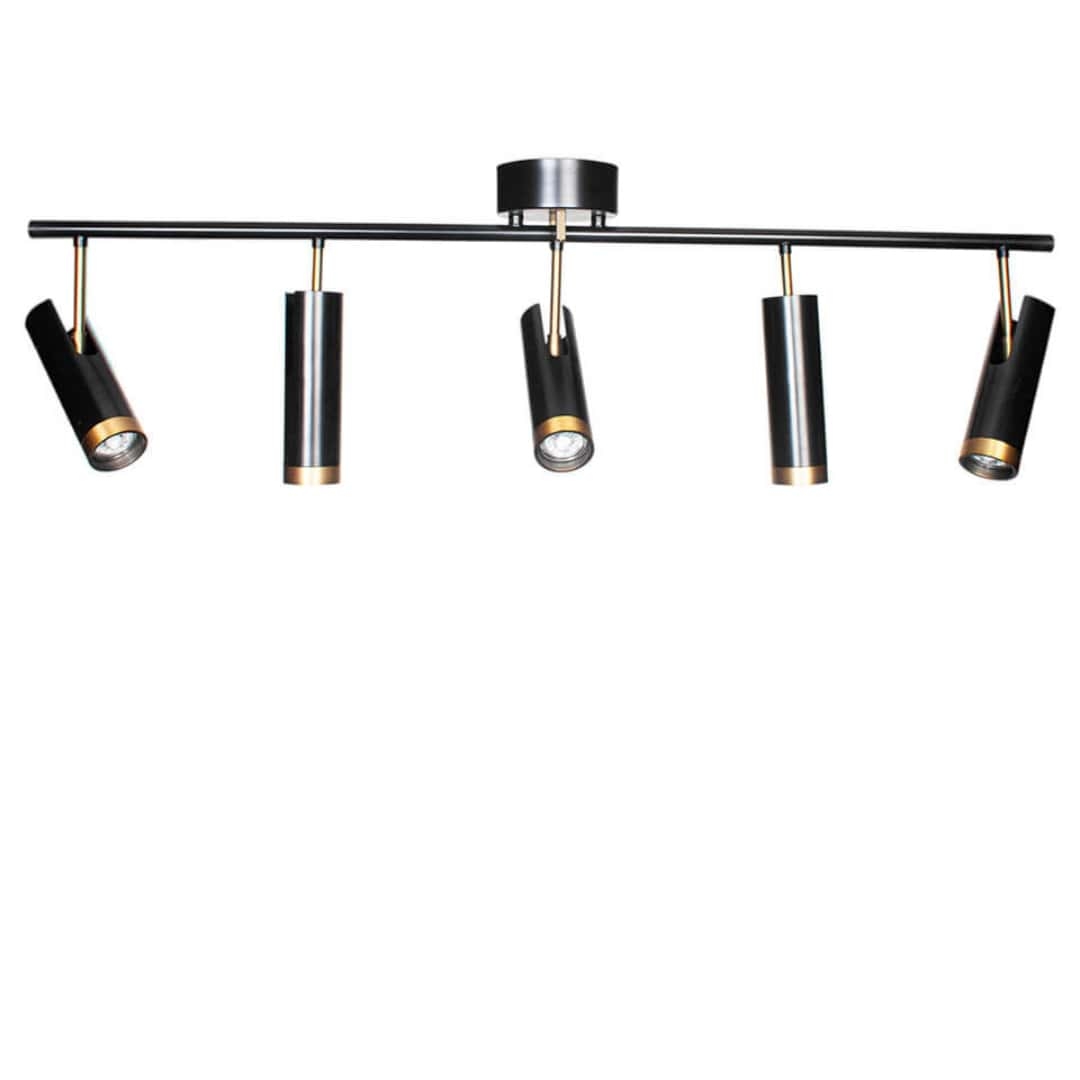 Puls Bar Loftlampe Sort/Messing - By Rydens