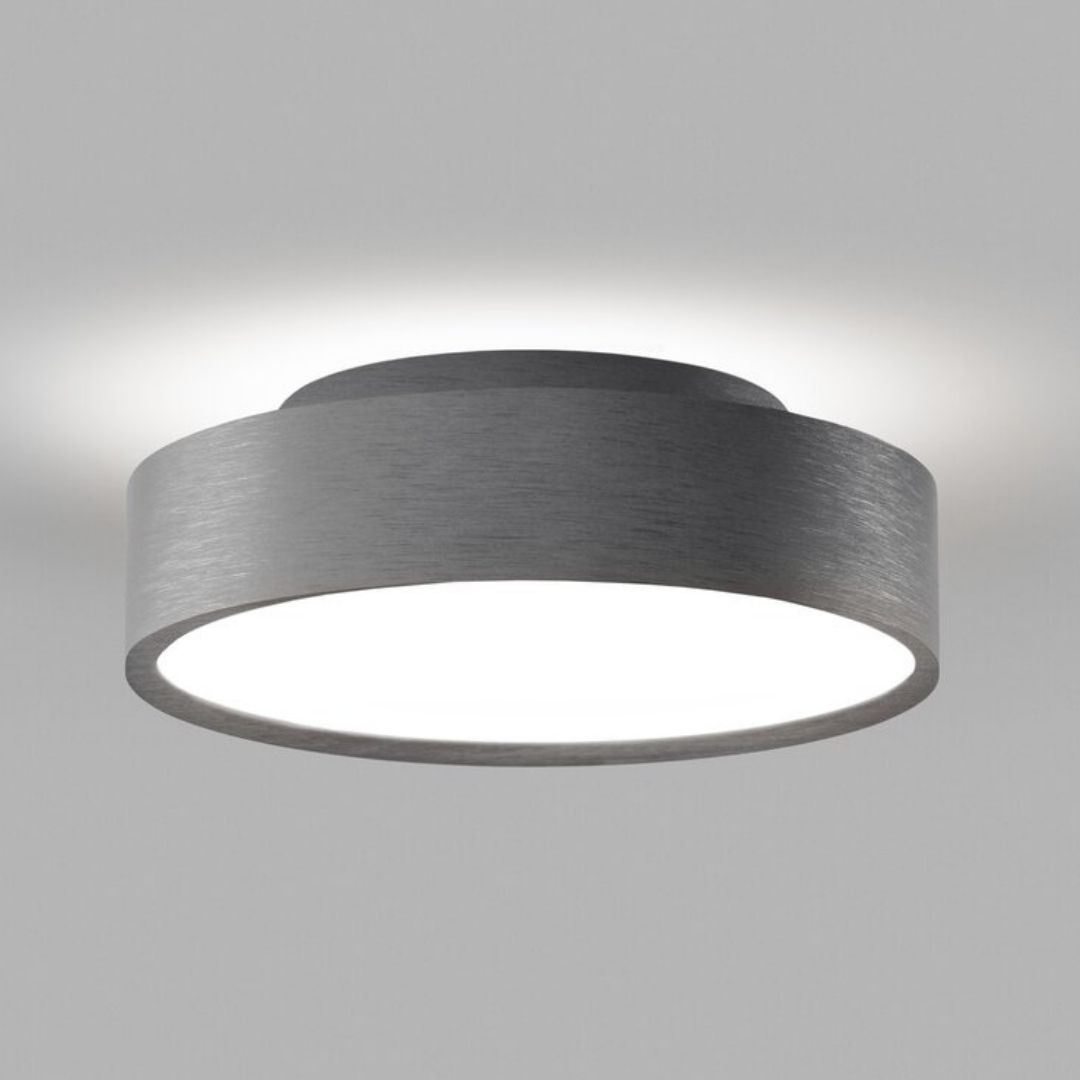 Shadow 2 LED Væg- og Loftslampe Titanium  -  LIGHT-POINT