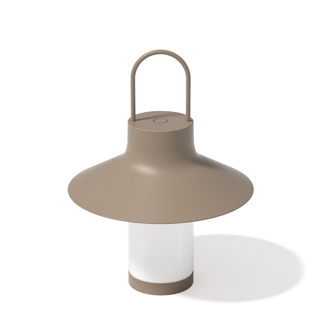 Se Shadow Bordlampe Large Grå Beige - Loom Design hos Luxlight.dk