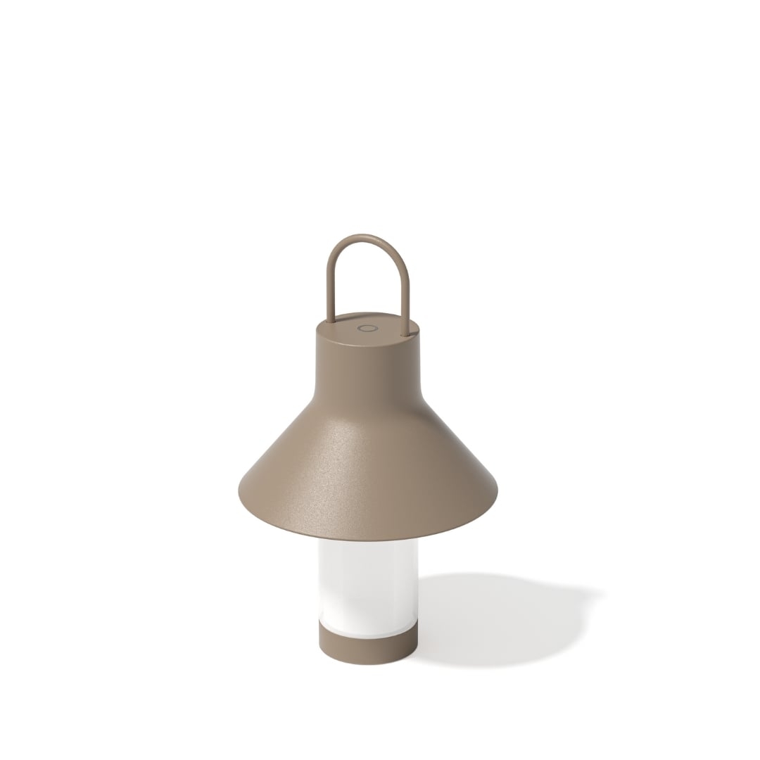 Se Shadow Bordlampe Small Grå Beige - Loom Design hos Luxlight.dk