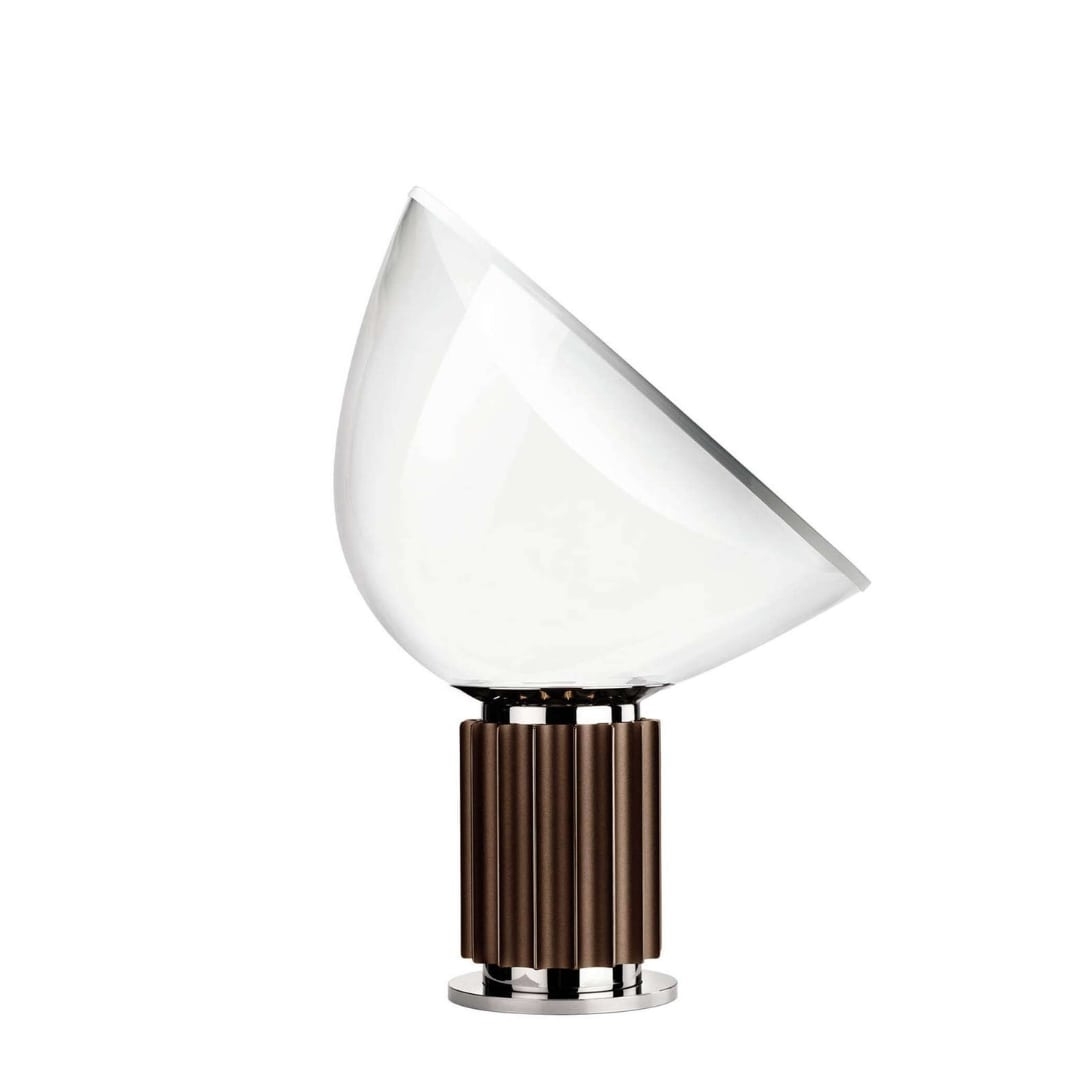 Taccia Akrylskærm Bordlampe LED Bronze - Flos